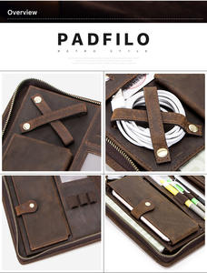 Funda de Cuero con Cierre y Múltiples Bolsillos para <span class=keywords><strong>Samsung</strong></span> <span class=keywords><strong>Galaxy</strong></span> Tab, Funda para Tablet iPad <span class=keywords><strong>Pro</strong></span> - Product Image 3