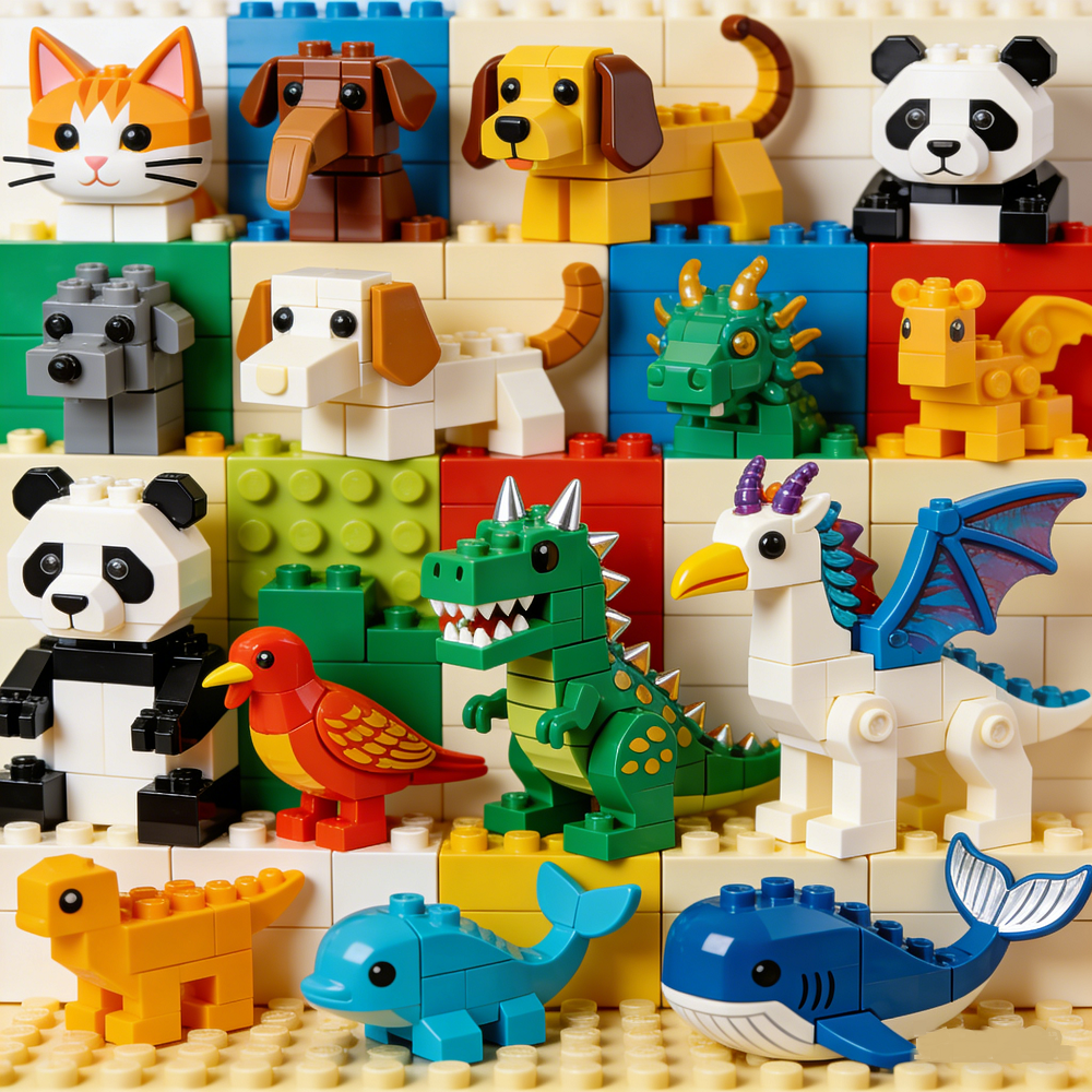 Bloque de construcción personalizado Animal