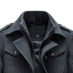 Vente chaude Hommes Vêtements Laine Veste Nouvelle Mode Hommes Laine Veste Coupe-Vent Laine Veste - Product Image 6