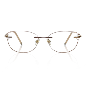 <span class=keywords><strong>2026</strong></span>년 신상 패셔너블 안경테 림리스 스테퍼 디자인 솔리드 패턴 PC 렌즈 블루라이트 차단 경량 내구성 - Product Image 2