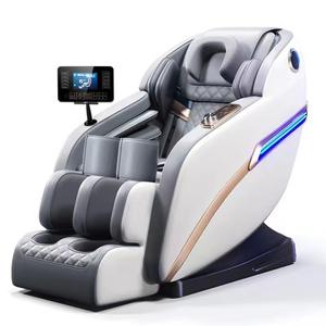 8D Luxus Ganzkörper-Massagesessel mit Hüftvibration, Zero-Gravity-Liegefunktion, Shiatsu, Musikfunktion, modernem Lederdesign, Nacken- und Fuß<span class=keywords><strong>massage</strong></span> - Product Image 1