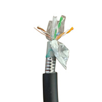Cable de Red de Cobre Blindado de Doble Escudo Gigabit de 4 Núcleos MT-5218 para Exteriores Cat6 Cat5E con Certificación CE/ROHS FTTH FTTB FTTX