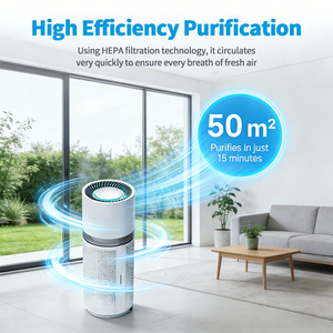 Home Large Room Coverage H13 Purifier 5L Water Capacity Smart AQI Display WiFi Tuya Air Cleaner and <b>Humidifier</b> Air Cleaner - Product Image 6