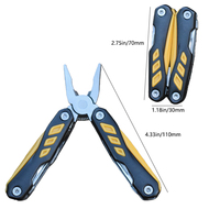 Outil multifonction 13 en 1 en acier inoxydable, kit de survie avec tournevis, pince, outils de camping