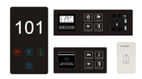 Chambre d'hôtel personnalisée 220V RS485 interrupteur électronique intelligent tactile mural