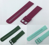 Tali jam tangan pintar Samsung, pengganti tali jam silikon untuk Garmin 16mm 18mm 20mm 22mm