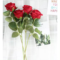P-008 12 têtes corail soie rose fleurs
