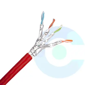 High Speed best price shielded 4 Pair Network Cable Cat7e duplex UFTP FTP SFTP Lan network cable cat7 outdoor 300ft ethernet