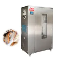 Machine de séchage de poisson à fumée séchée commerciale, avec circulation d'air chaud, pour vente