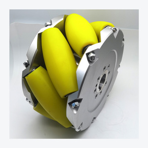 Nutzlast 1500KG NM254A Aluminium <span class=keywords><strong>Mecanum</strong></span> Rad 10 Zoll 254mm Stahl <span class=keywords><strong>Mecanum</strong></span> Räder für industrielle AGVs und Robotik Wettbewerbe - Product Image 1