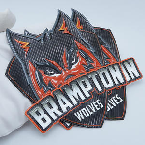 カスタムTPUデジタル熱伝達印刷アニマルウルバッジパッチ衣料品アクセサリー用 - Product Image 3
