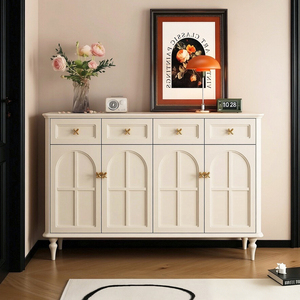 Mueble Zapatero para Entrada que Ahorra Espacio, Estilo Shabby Chic, Color Blanco Crema, Armario de Almacenamiento para Tacones, Zapatos Planos y Botas Altas - Product Image 2