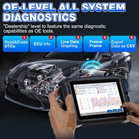 VDIAGTOOL VD70 Lite Car Key Remote Programmer Auto Locksmith Tool 7" Touch Screen 31+ Reset Functions Universal OBD Diagnostic