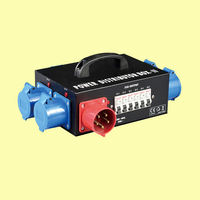 Boîte de distribution d'alimentation triphasée 308V 32A avec 6 sorties CEE 3P 16A certifiée EMC/LVD pour l'éclairage de scène