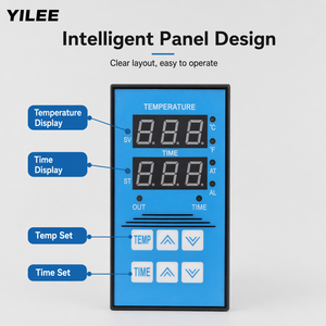 Controlador <span class=keywords><strong>de</strong></span> Temperatura Digital LED PID con Temporizador y Alarma Sonora para Máquina <span class=keywords><strong>de</strong></span> Prensa <span class=keywords><strong>de</strong></span> Calor, Horno DTF, Termostato <span class=keywords><strong>de</strong></span> Curado - Product Image 3