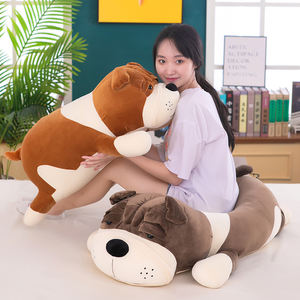 2025 nuevo suave <span class=keywords><strong>Shar</strong></span> <span class=keywords><strong>Pei</strong></span> perro almohada cachorro juguetes <span class=keywords><strong>de</strong></span> peluche almohada larga cama decoraciones con 2 colores Stock juguetes <span class=keywords><strong>de</strong></span> peluche para <span class=keywords><strong>perros</strong></span> - Product Image 2