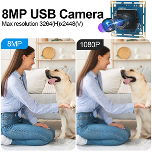ELP alta definición 8 megapíxeles CMOS IMX179 <span class=keywords><strong>Sensor</strong></span> de Color 8MP Mini módulo de cámara USB UVC Plug Play con lente de 3,6mm reemplazable - Product Image 3
