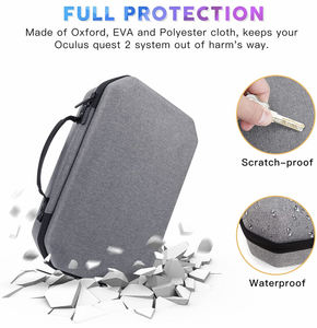Eva-étui de transport rigide pour lunettes, pour Oculus <span class=keywords><strong>Quest</strong></span> <span class=keywords><strong>2</strong></span>, <span class=keywords><strong>VR</strong></span> - Product Image 3