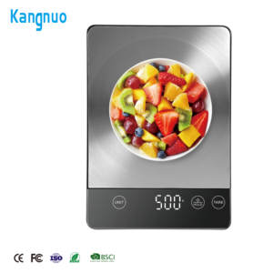 घरेलू एलईडी प्रदर्शन स्टेनलेस स्टील मापने भोजन तराजू वजन डिजिटल इलेक्ट्रॉनिक रसोई पैमाने पर - Product Image 1