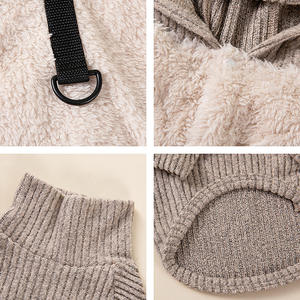 Vêtements pour chien d'automne et d'hiver transfrontaliers, sweat à capuche pour animaux de compagnie, ensemble deux pièces avec boucle de traction, <span class=keywords><strong>Chihuahua</strong></span>, <span class=keywords><strong>petit</strong></span> ours - Product Image 2