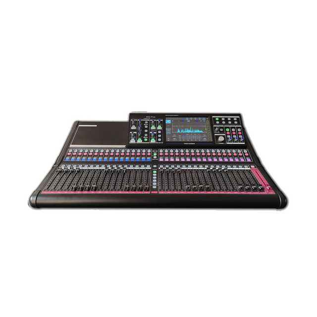 HUAIN Professional 18 20 34 42 Channel Digital Mixing Audio Conference System with 10.1'' Display and DANTE Expansion