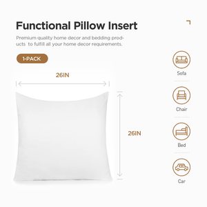 High Quality Wholesale Custom <strong>Square</strong> White 100% Polyester Cushion <strong>Insert</strong> Throw <strong>Pillow</strong> - Product Image 5