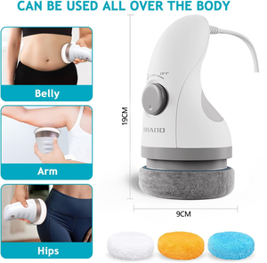 <span class=keywords><strong>Masseur</strong></span> électrique portable anti-cellulite Healthpal, machine de sculpture corporelle vibrante, amincissante, à main, avec coussinets lavables et <span class=keywords><strong>masseur</strong></span> - Product Image 5