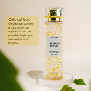 Advanced 24K Gold Face Toner Anti-envejecimiento Water Gold Foil Glow Tonic - Product Image 5