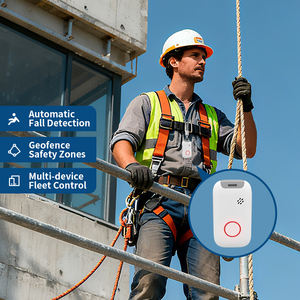 جهاز تتبع <span class=keywords><strong>GPS</strong></span> مع زر SOS للطوارئ الشخصية بتقنية 4G LTE للمسنين والعاملين المنفردين مع نظام إنذار السقوط - Product Image 1