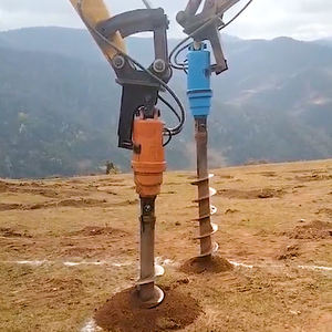 YA8000 sert malzeme en inşaat senaryoları için uygun hidrolik vakıf kazık sürüş Digga burgu kazıcı için - Product Image 5