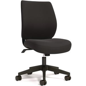 Alera Wessex Chaise de bureau ergonomique en tissu, hauteur de siège réglable, supporte 275 lb, chaise de bureau noire en contreplaqué - Product Image 2