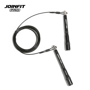 JOINFIT <span class=keywords><strong>PRO</strong></span> <span class=keywords><strong>Corde</strong></span> à <span class=keywords><strong>sauter</strong></span> professionnelle réglable en aluminium de haute qualité, unisexe, haute vitesse, 3 m, avec logo personnalisé pour la maison et la salle de sport - Product Image 3