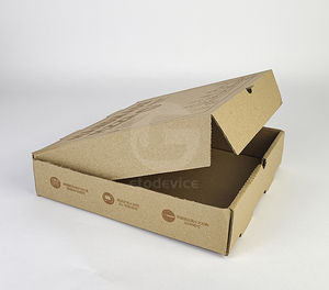 Caja de Pizza Corrugada Personalizada al por Mayor, de Alta Calidad y Bajo Precio, con Logotipo Personalizado - Product Image 2