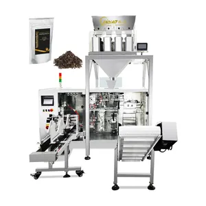 TOP Y Automatic Granule Packing Machine Premade Zipper Bag Linear Weigher Horizontal Packaging Machine For Tea Herb hemp flowers