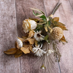 CallaFloral Ramo de Rosas Artificiales de Tela Plástica Tejida para Decoración de Bodas y Hogar CF01264 - Product Image 3
