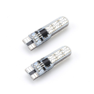 Luz de estacionamiento para coche T10 5050 RGB, luz de lectura de silicona impermeable con control remoto de siete colores, luz estroboscópica, luz de maletero - Product Image 5