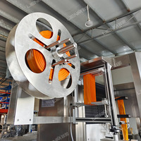 LIENM Machine automatique d'étiquetage de bouteilles autocollantes de produits Machines d'étiquetage PVC PET Machine à pompe Étiquetage Manchon rétractable Impression