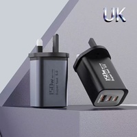 Cargador Rápido de Alta Velocidad de 150 W, Mini USB PD Tipo C, Carga Súper Rápida, Múltiples Puertos, Adaptadores de Carga Rápida Universales para Teléfonos Móviles de Viaje, EU/US/UK