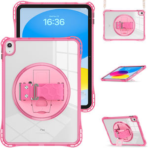 Funda de tableta resistente a prueba de golpes para <span class=keywords><strong>iPad</strong></span> 11th/10th Generation Cubierta resistente de 10,9 pulgadas con soporte de correa de mano para el hombro - Product Image 4