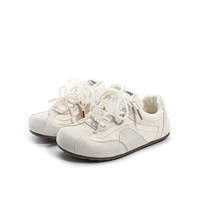 Baskets de ballet rétro pour l'entraînement, nouvelle collection été 2026, semelle souple, tige souple, chaussures décontractées de skate, baskets plates blanches pour femme