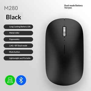 Factory Wholesale New Morandi Multi Color Silent Wireless <b>Mouse</b> Type-c Charging Dual Mode Office <b>Mouse</b> - Product Image 2