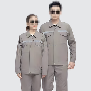 Ropa de Trabajo de Algodón Azul Oscuro Personalizada de 2 Piezas para Trabajadores de Obras de Construcción, <span class=keywords><strong>Ingenieros</strong></span> Mecánicos - Product Image 6