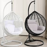 Fauteuil suspendu en rotin tressé pour balcon, jardin, terrasse, style moderne, vente en gros d'usine