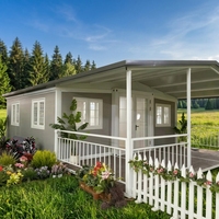 Maison conteneur extensible en kit de 20 et 40 pieds, structure en acier, kit de maisonnette autonome, pod pour invités, véranda CE RoHS