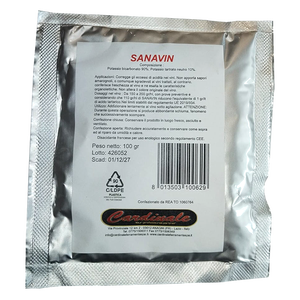 Sanavin 100 Gr DISACIDANT para VINO Herramienta de torneado Premium para fines enológicos Distribuidor italiano - Product Image 1