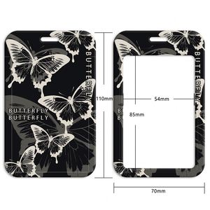 Cute Butterfly Design <b>Lanyard</b> with ID Badge Holder, Fashion Neck <b>Lanyard</b> for Students, Office Staff, Event, Gift - Product Image 3
