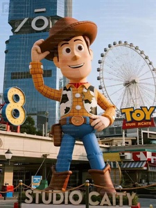 Décoration gonflable géante Woody de Toy Story pour centre commercial, magasin éphémère, <span class=keywords><strong>parc</strong></span> à thème pour enfants, événement, publicité - Product Image 6