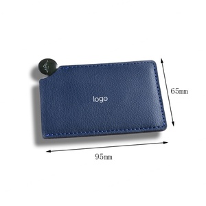 Card Shape <b>Compact</b> <b>Mirror</b> Customized Logo Durable Stainless Steel Pocket Makeup <b>Mirror</b> - Product Image 2