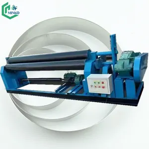 Factory direct support manul rolled plate machine semi-automatic plate rolling stainless steel plate bending machine