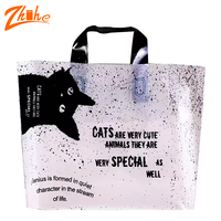 Sac fourre-tout en PVC transparent avec logo imprimé personnalisé, style INS multicolore, sac à main, sac cadeau en plastique, sac cadeau